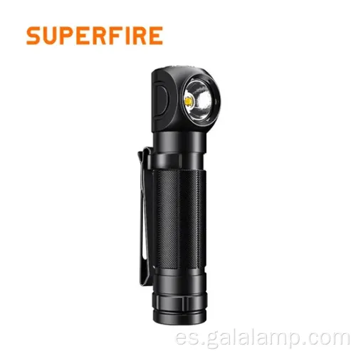 Luz de campamento LED de clip compacia